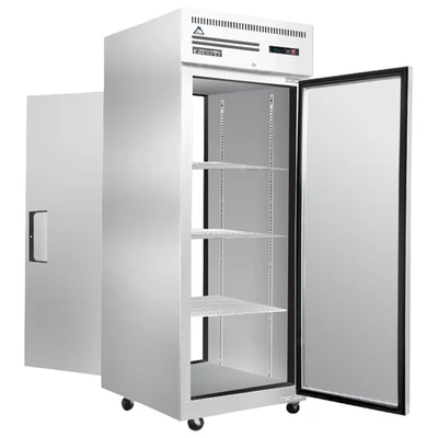 Everest Refrigeration ESPT-1S-1S 29.25" Stainless Steel One-Section Pass-Thru Refrigerator