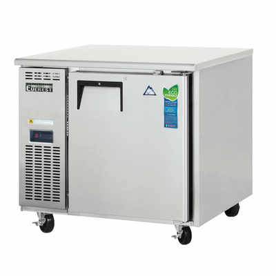 Everest Refrigeration ETR1-24 35 5/8" 16 Gauge Stainless Steel Digital Controls One-Section Undercounter / Worktop Refrigerator