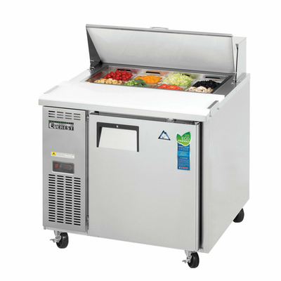 Everest Refrigeration EPR1-24 35 5/8" Stainless Steel Digital Controls One-Section Sandwich Prep Table