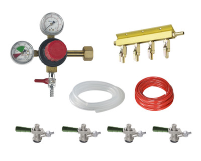 Krowne BEERKIT4 Draft Beer Kit For Unit With 4 Faucet