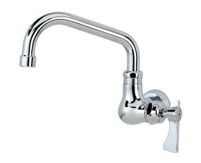 Krowne 16-170L Wall Mounted Royal Series Faucet with Single Hole 6" Swing Spout