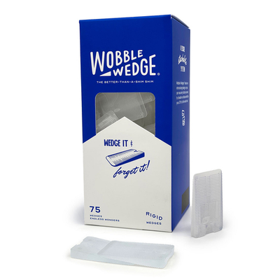 Krowne 29-160 Hard Clear Plastic Wobble Wedges