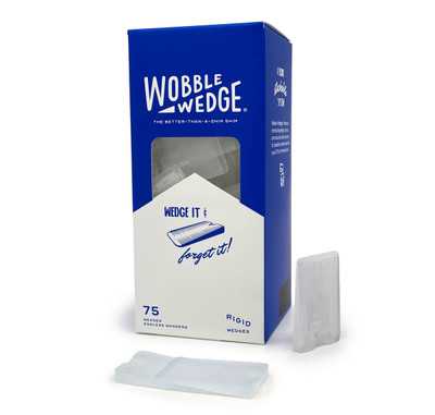 Krowne 29-160 Hard Clear Plastic Wobble Wedges