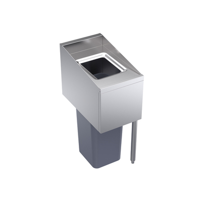 Krowne KR24-T14R 14" x 24" Lift-Up Front Door Royal Series Underbar Trash Station