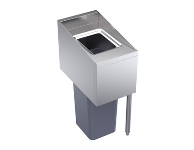 Krowne KR24-T14R 14" x 24" Lift-Up Front Door Royal Series Underbar Trash Station