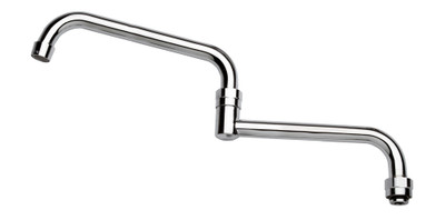 Krowne 19-226L Silver Series Replacement Spount with 18" Double Jointed Spout
