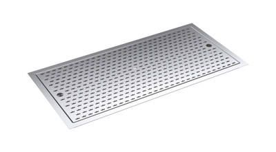 Krowne KR-D30 30"W x 14"D Stainless Steel Drop-In Drip Tray Trough