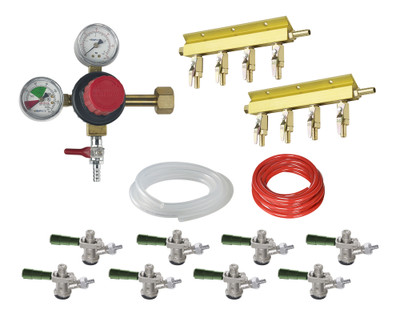 Krowne BEERKIT8 Draft Beer Kit For Unit With 8 Faucet