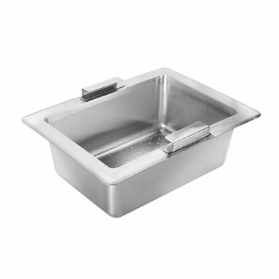 Krowne 30-152 5" Deep Stainless Steel Perforated Drain Basket