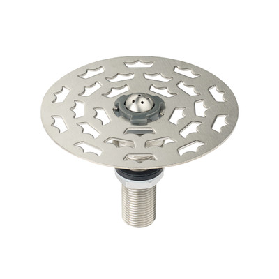 Krowne 16-144 4-1/2" Dia. x 4-1/4"H Perforated Grid Royal Series Glass Rinser