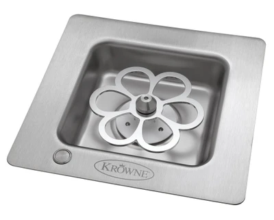 Krowne KR-LC2GF 8.69" W Stainless Steel Sanitizes Krowne Royal Series Drop-In Liquid CO2 Glass Froster - 100-240 Volts
