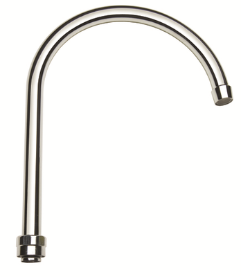 Krowne 19-229L 8-1/2"W x 10"H Silver Series Replacement Gooseneck Spout