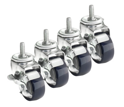 Krowne 28-164S 3" Polyurethane Wheels Metric Thread Caster