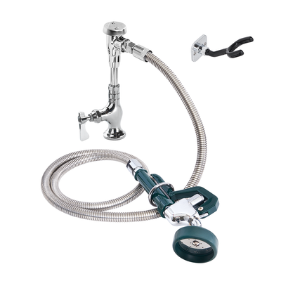 Krowne 19-203L Deck Mount Royal Series Utility Spray Assembly with Single Pantry 72" Stainless Steel Flexible Hose