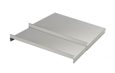 Krowne SC30H 30"W Partial Stainless Steel Underbar Ice Bin Cover With Bottle Wells