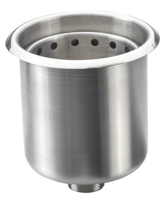 Krowne 16-150 6-1/2&quot; dia. Hole Stainless Steel with 1/2&quot; NPS Inlet Drop-In Dipper Well