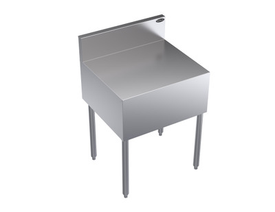 Krowne KR24-RS24 24" x 24" Flat Top Royal Series Beer Station/Register/Coffee Stand