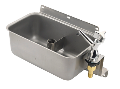 Krowne 16-153L 1" Drain Low Lead Compliant with 1/2" NPT Male Inlet Front Mount Dipper Well