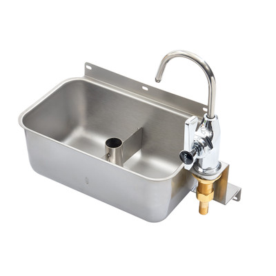 Krowne 16-153L 1" Drain Low Lead Compliant with 1/2" NPT Male Inlet Front Mount Dipper Well