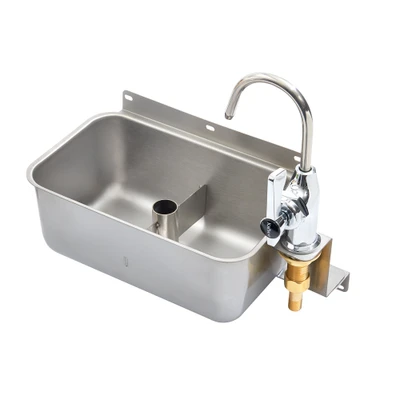 Krowne 16-153L 1" Drain Low Lead Compliant with 1/2" NPT Male Inlet Front Mount Dipper Well