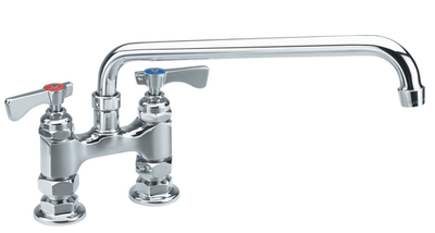 Krowne 15-412L Deck Mount Royal Series Faucet with 4" Centers and 12" Swing Spout