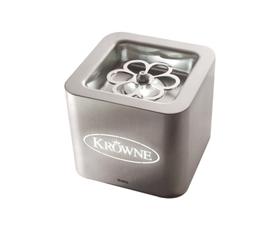 Krowne KR-LC2GF-TT 7.88" W Stainless Steel Sanitizes Krowne Royal Series Countertop Cube Liquid CO2 Glass Froster - 100-240 Volts