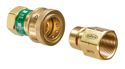 Krowne QD125 1 1/4" Quick disconnect Gas Valve