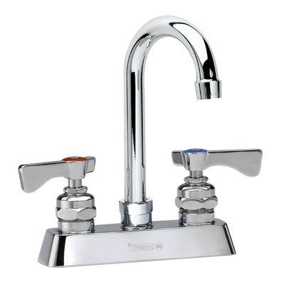 Krowne 15-302L 4" Centers And 8-1\2" Gooseneck Spout Royal Series Faucet Deck Mount