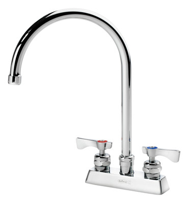 Krowne 15-302L 4" Centers And 8-1\2" Gooseneck Spout Royal Series Faucet Deck Mount