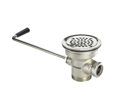 Krowne 22-201 3&quot; Sink Opening Twist Waste With 1 1/4&quot; Overflow Outlet