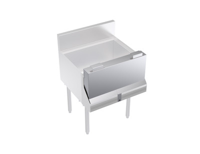 Krowne KR-SC24 24"W Stainless Steel Royal Series Speed Rail Locking Cover
