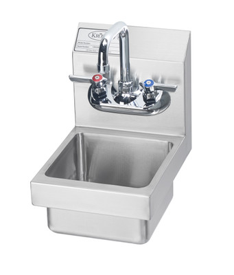 Krowne HS-1 9" x 12" x 13" Wall Mounted Hand Sink
