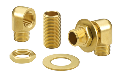 Krowne 21-192L 90 Degree Elbows with 1/2" NPT Male Inlet &amp; 1/2" NPT Female Outlet Royal Series Mounting Kit