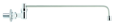 Krowne 13-225L 17" Spout 3/8" Inlet Wall Mount Commerical Series Wok Faucet