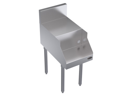 Krowne KR24-14BF 14"W x 24"D Stainless Steel Royal Series Underbar Blender Station