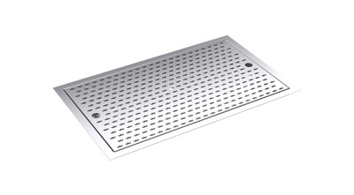 Krowne KR-D24 24"W x 14"D Stainless Steel Drop-In Drip Tray Trough