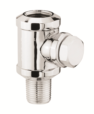 Krowne 21-545L Chrome Plated Brass Rigid Tee Assembly Adapter