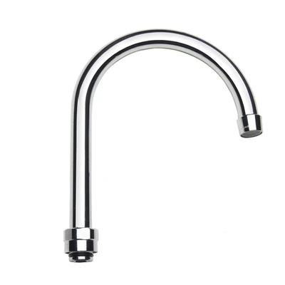 Krowne 21-428L 6"W x 8 1/2"H Low Lead Compliant Gooseneck Spout With T&amp;S Adapter