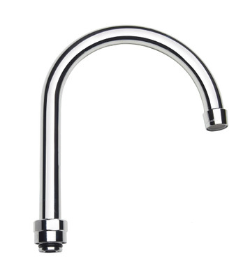 Krowne 21-428L 6"W x 8 1/2"H Low Lead Compliant Gooseneck Spout With T&S Adapter