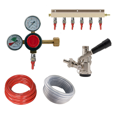 Krowne BEERKIT6 Draft Beer Kit For Unit With 6 Faucet