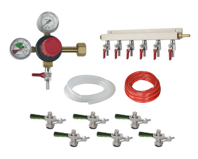 Krowne BEERKIT6 Draft Beer Kit For Unit With 6 Faucet