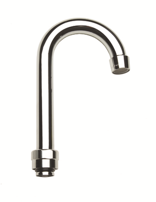 Krowne 19-227L 3-1/2"W x 6-1/2"H Silver Series Replacement Gooseneck Spout