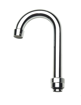 Krowne 19-227L 3-1/2"W x 6-1/2"H Silver Series Replacement Gooseneck Spout