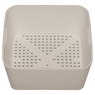 Krowne 30-145 6 1/2"W x 6 1/2"D x 3"H Plastic Floor Drain Strainer