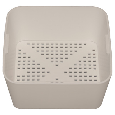 Krowne 30-145 6 1/2"W x 6 1/2"D x 3"H Plastic Floor Drain Strainer