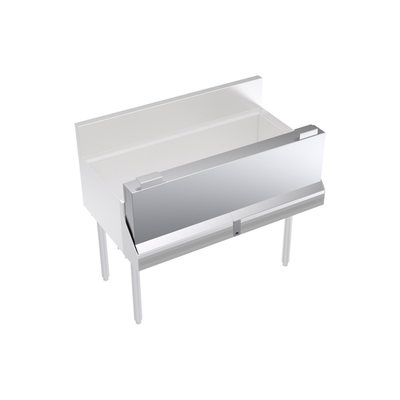 Krowne KR-SC40 40"W Stainless Steel Royal Series Speed Rail Locking Cover