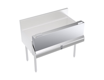 Krowne KR-SC40 40"W Stainless Steel Royal Series Speed Rail Locking Cover