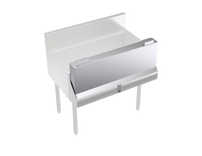 Krowne KR-SC34 34"W Stainless Steel Royal Series Speed Rail Locking Cover
