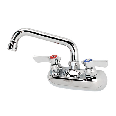 Krowne 10-406L  4'' Centers 6'' Swing Spout  Splash-Mounted Silver Series Faucet