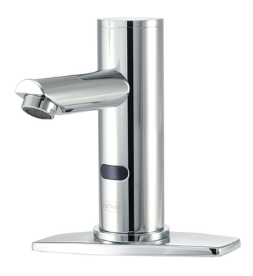 Krowne 16-654P Deck Mount Royal Series Electronic Faucet with 4-1/2&quot; Straight Spout